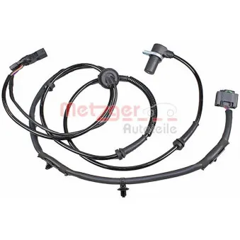 Capteur, vitesse de roue METZGER 09001241