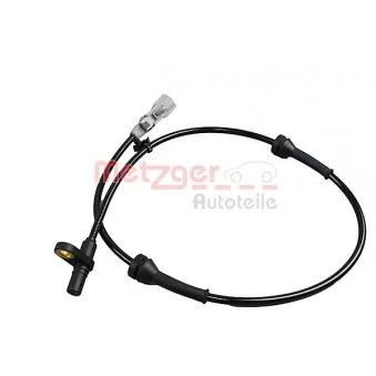 Capteur, vitesse de roue METZGER 09001244