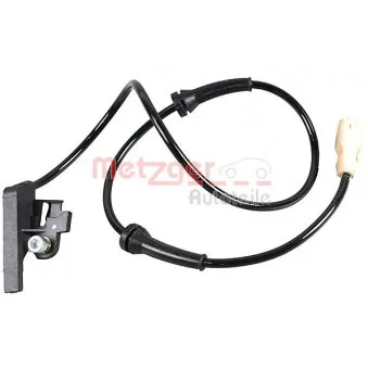 Capteur, vitesse de roue METZGER 09001246