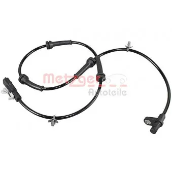 Capteur, vitesse de roue METZGER 09001252