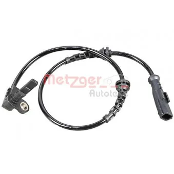 Capteur, vitesse de roue METZGER 09001257