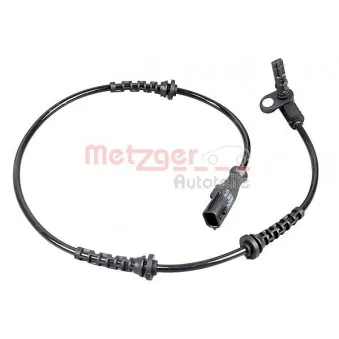 Capteur, vitesse de roue METZGER 09001258