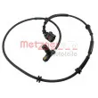 Capteur, vitesse de roue METZGER 0900126 - Visuel 1