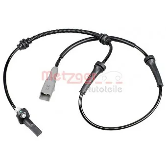 Capteur, vitesse de roue METZGER 09001263