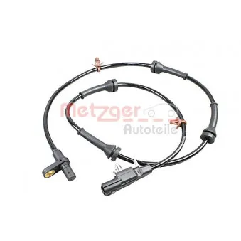Capteur, vitesse de roue METZGER 09001264