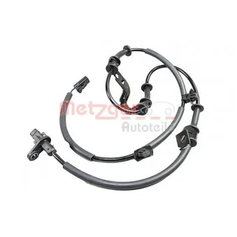 Capteur, vitesse de roue METZGER 09001268