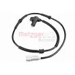 Capteur, vitesse de roue METZGER 09001276 - Visuel 1