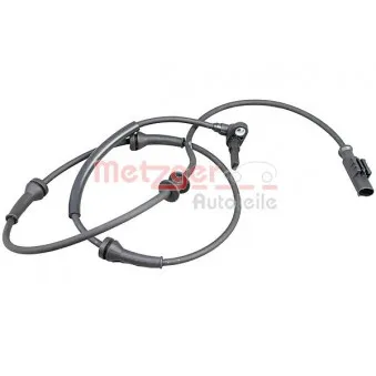 Capteur, vitesse de roue METZGER 09001288