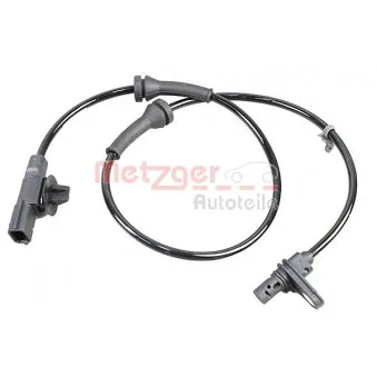 Capteur, vitesse de roue METZGER 09001295