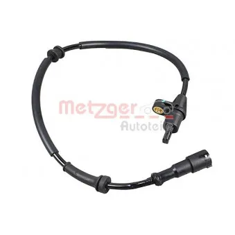 Capteur, vitesse de roue arrière droit METZGER 09001299
