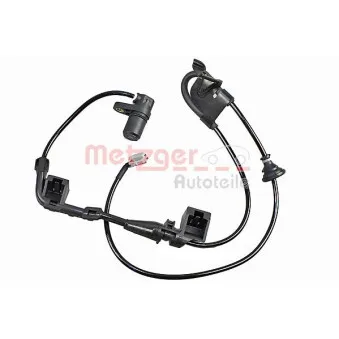 Capteur, vitesse de roue METZGER 09001304