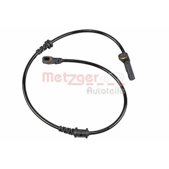 Capteur, vitesse de roue METZGER 09001309
