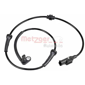 Capteur, vitesse de roue METZGER 09001326