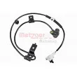 Capteur, vitesse de roue METZGER 09001336 - Visuel 1