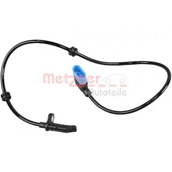 Capteur, vitesse de roue METZGER 09001338