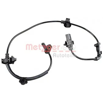 Capteur, vitesse de roue METZGER 09001340