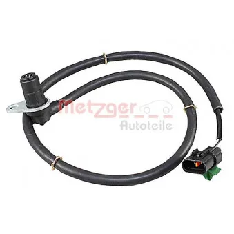 Capteur, vitesse de roue METZGER 09001347