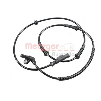 Capteur, vitesse de roue METZGER 09001350