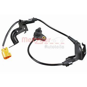 Capteur, vitesse de roue METZGER 09001357