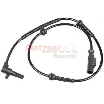 Capteur, vitesse de roue METZGER 09001359