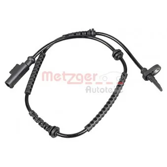 Capteur, vitesse de roue METZGER 09001360