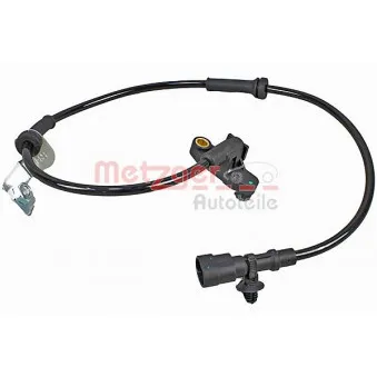 Capteur, vitesse de roue METZGER 09001372