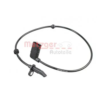 Capteur, vitesse de roue METZGER 09001380