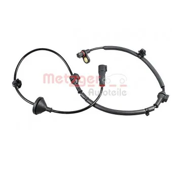 Capteur, vitesse de roue METZGER 09001383
