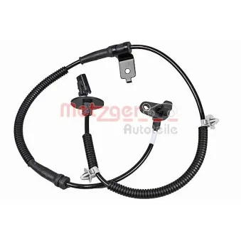 Capteur, vitesse de roue METZGER 09001399
