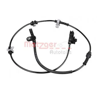Capteur, vitesse de roue METZGER 09001443