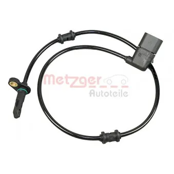 Capteur, vitesse de roue arrière droit METZGER 0900325