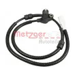 Capteur, vitesse de roue METZGER 0900654 - Visuel 1