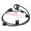 Capteur, vitesse de roue METZGER 0900957 - Visuel 1