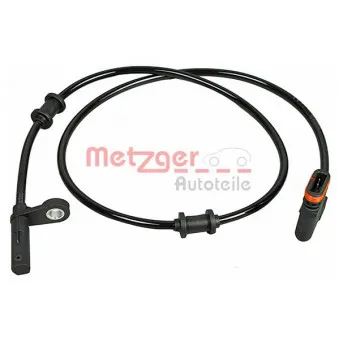 Capteur, vitesse de roue arrière gauche METZGER 0900965