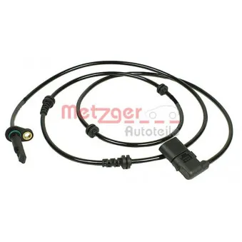 Capteur, vitesse de roue avant gauche METZGER 0900978