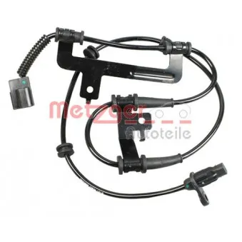 Capteur, vitesse de roue avant droit METZGER 0900998