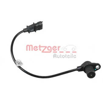 Capteur d'angle, vilebrequin METZGER 0902407