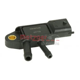 Capteur, pression des gaz échappement METZGER 0906346
