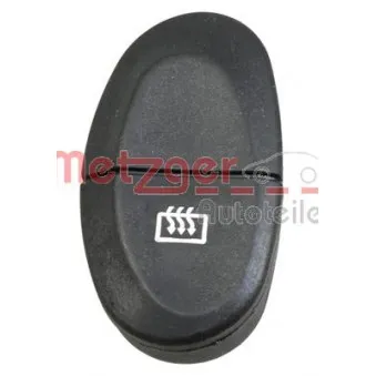 Interrupteur, chauffage de vitre arrière METZGER 0916599