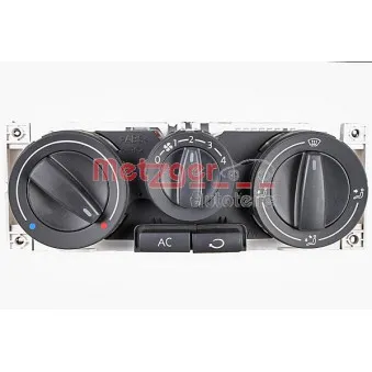 Élément de commande, chauffage/ventilation METZGER 0916722