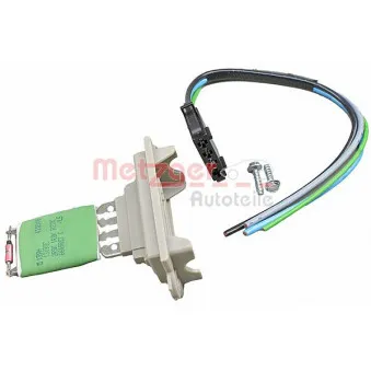 Résistance, pulseur d'air habitacle METZGER 0917437