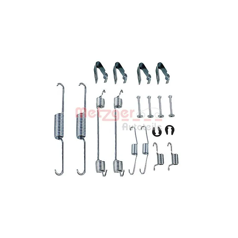 Kit d'accessoires, mâchoire de frein METZGER 105-0038