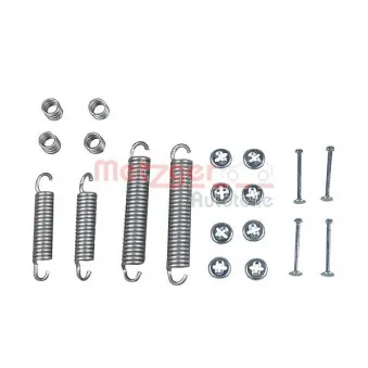 Kit d'accessoires, mâchoire de frein METZGER 105-0601