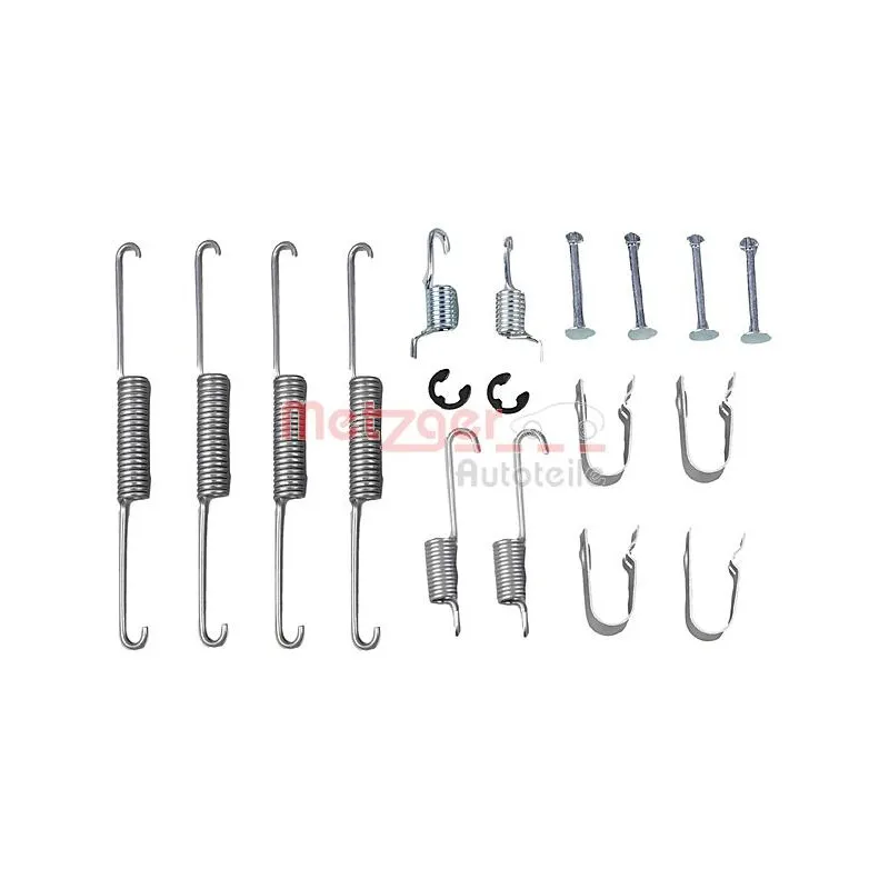 Kit d'accessoires, mâchoire de frein METZGER 105-0636