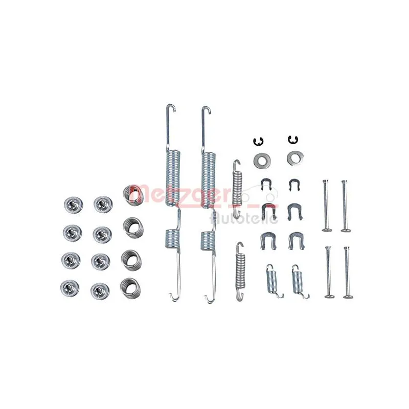 Kit d'accessoires, mâchoire de frein METZGER 105-0698