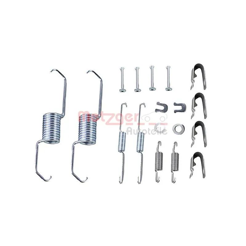 Kit d'accessoires, mâchoire de frein METZGER 105-0743