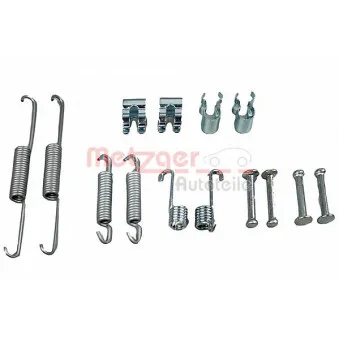 Kit d'accessoires, mâchoire de frein METZGER 105-0763