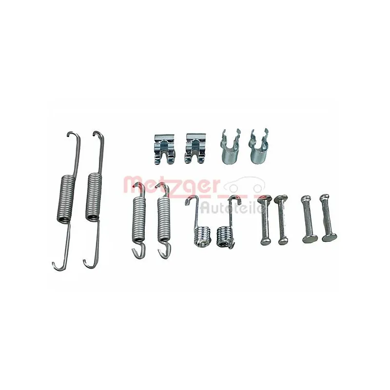 Kit d'accessoires, mâchoire de frein METZGER 105-0763