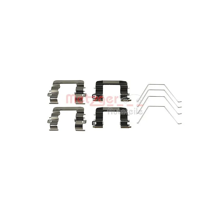 Kit d'accessoires, plaquette de frein à disque METZGER 109-0016