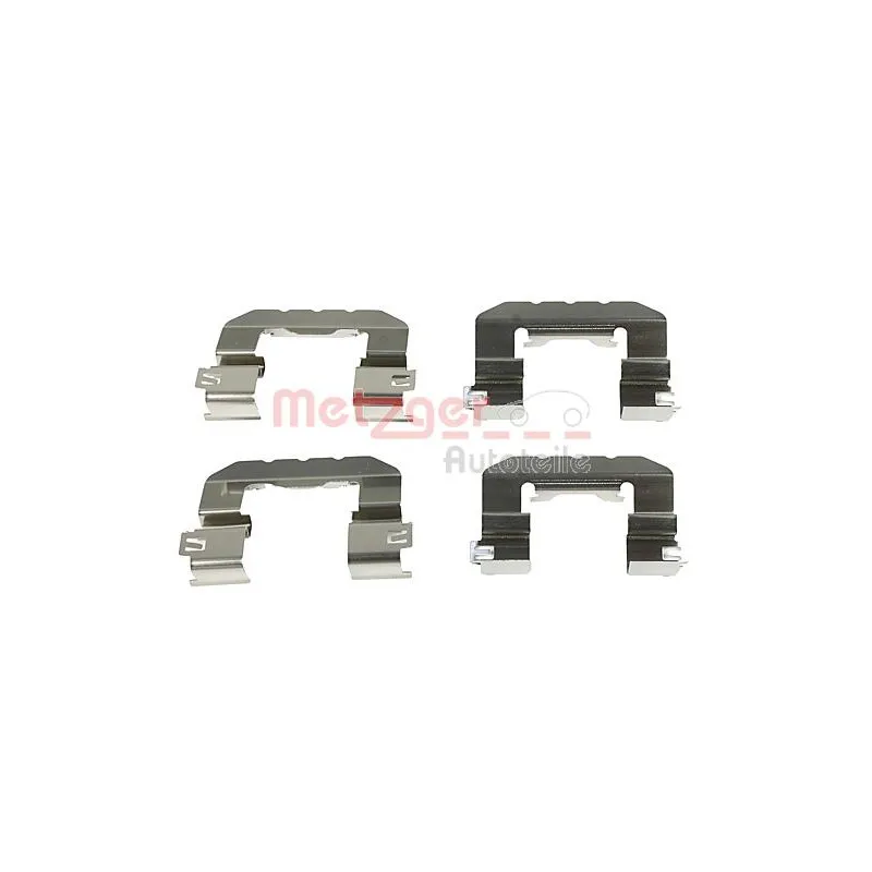 Kit d'accessoires, plaquette de frein à disque METZGER 109-0017